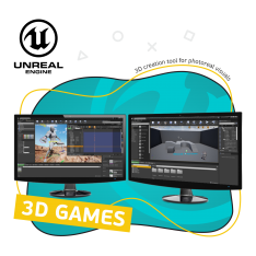 Unreal Engine 4. Игровой движок - КИБЕРшкола программирования для детей, компьютерные курсы для школьников, начинающих и подростков - KIBERone г. Южное Медведково