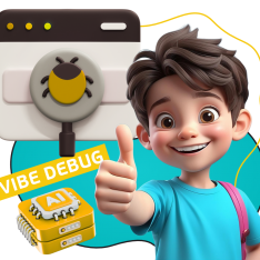 Тестирование & Vibe Debug. Охотники за багами - КИБЕРшкола программирования для детей, компьютерные курсы для школьников, начинающих и подростков - KIBERone г. Южное Медведково