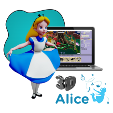 Alice 3d - КИБЕРшкола программирования для детей, компьютерные курсы для школьников, начинающих и подростков - KIBERone г. Южное Медведково