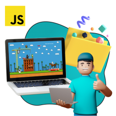 Программирование на JavaScript. Учимся создавать игры! - КИБЕРшкола программирования для детей, компьютерные курсы для школьников, начинающих и подростков - KIBERone г. Южное Медведково